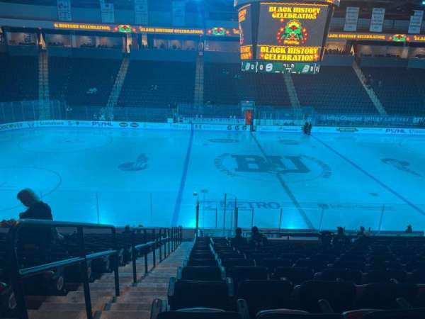 Agganis Arena, section: 103, row: Q, seat: 26