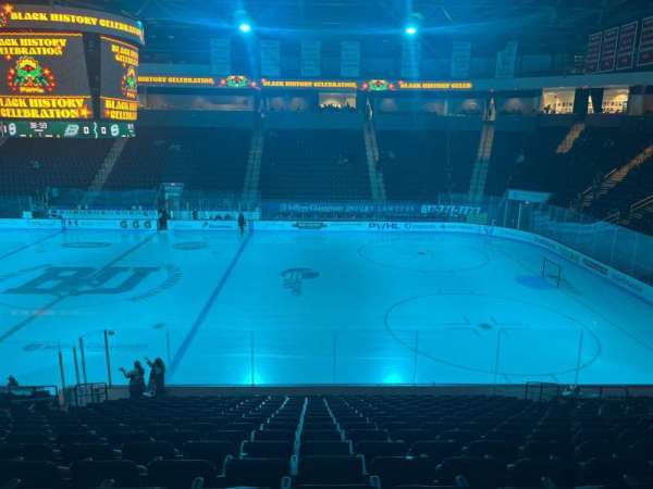 Agganis Arena, section: 102, row: Q, seat: 12