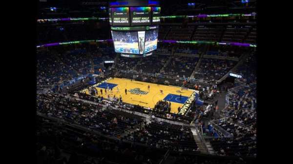 Kia Center, section: 206, row: 1, seat: 18