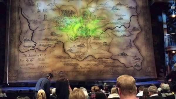 Gershwin Theatre, section: Orchestra C, row: F, seat: 109