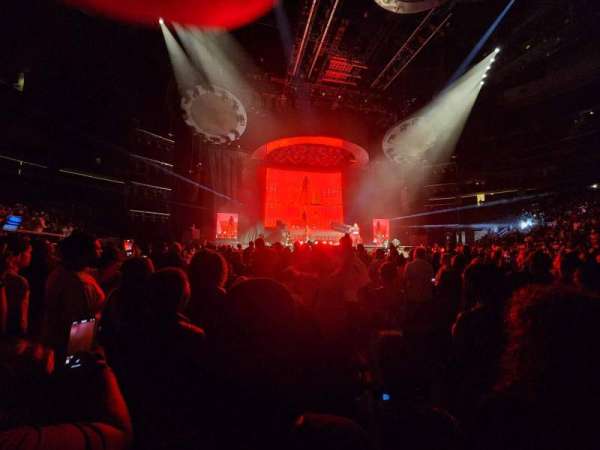 Prudential Center, section: Floor C, row: 17, seat: 4