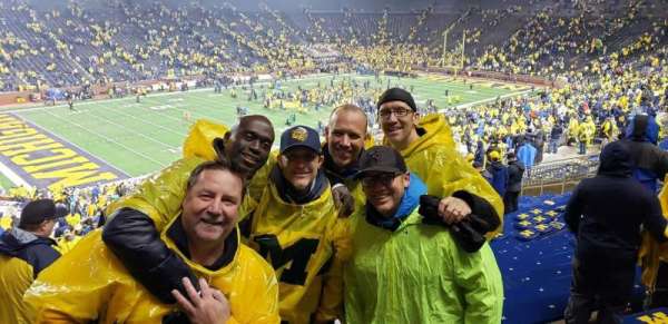 Michigan Stadium, section: 6, row: 75, seat: 18-23