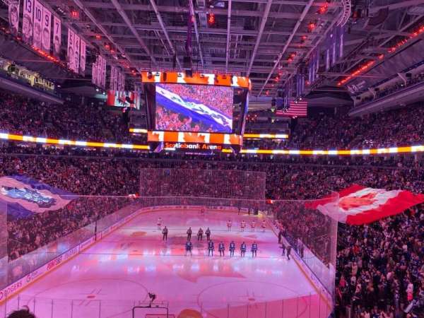 Scotiabank Arena, section: 102, row: 25, seat: 4