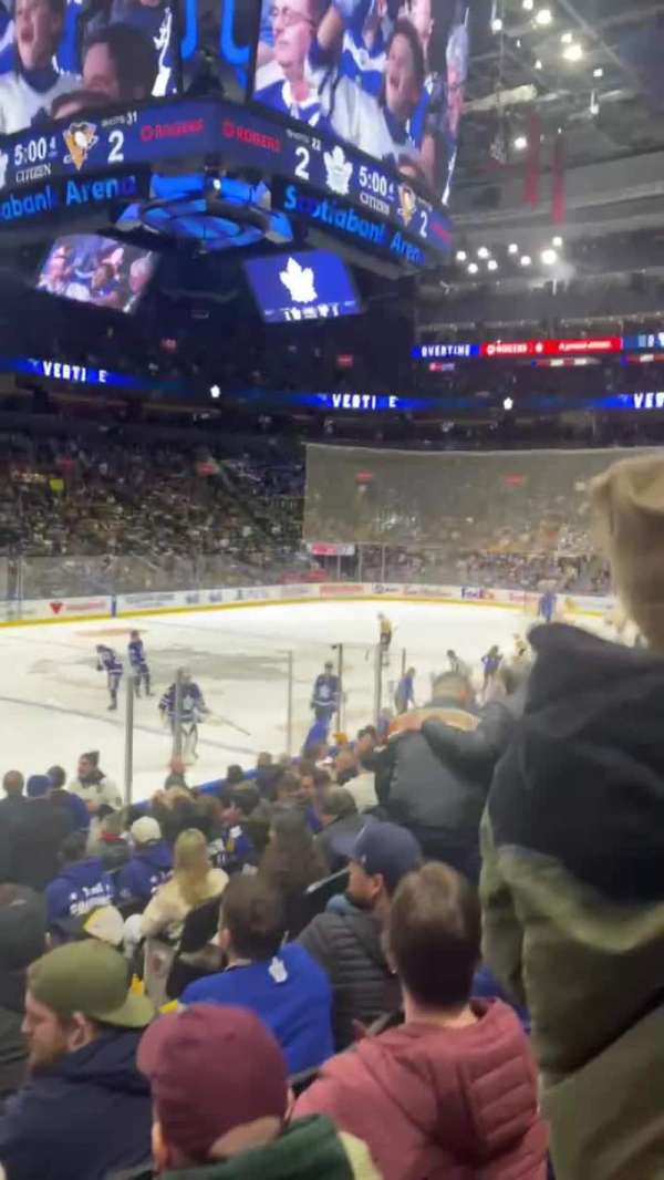 Scotiabank Arena, section: 121, row: 13, seat: 4