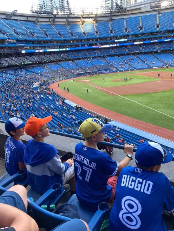 Rogers Centre, section: 213, row: 1, seat: 1