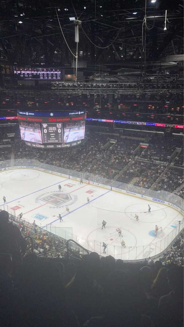 Crypto.com Arena, section: 331, row: 9, seat: 13