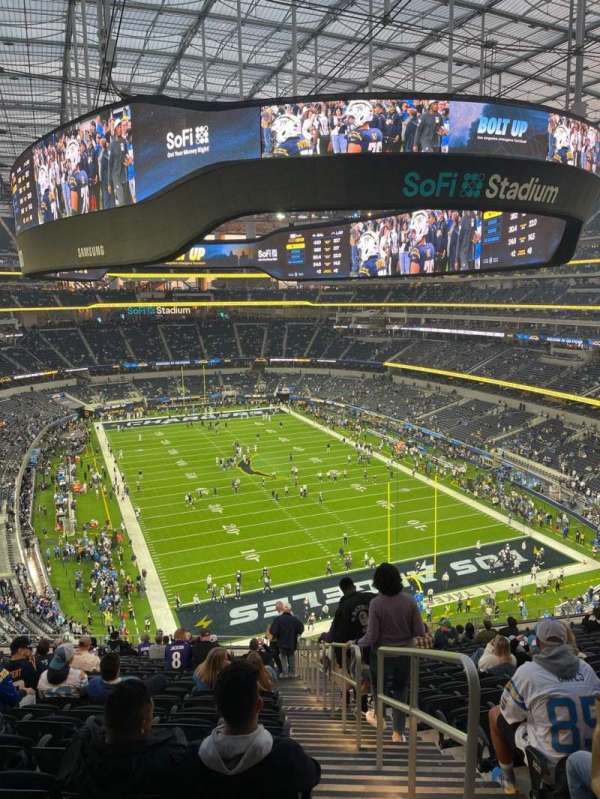 SoFi Stadium, section: 306, row: 19, seat: 1
