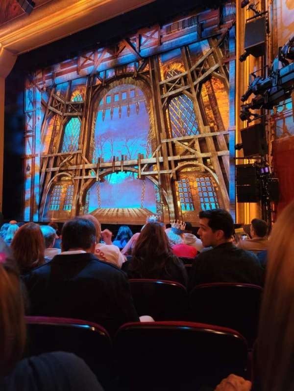 St. James Theatre, section: Orchestra R, row: K, seat: 14