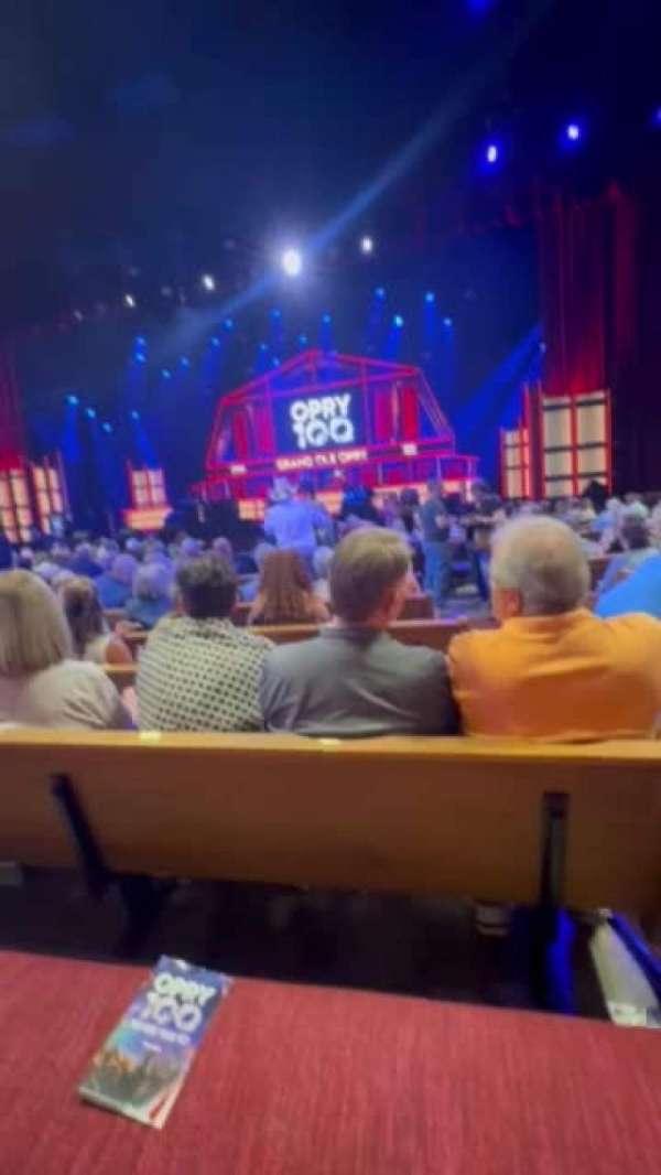 Grand Ole Opry House, section: 3, row: H, seat: 1-2