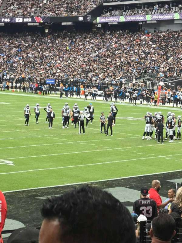 Allegiant Stadium, section: 126, row: 18, seat: 1 and 2