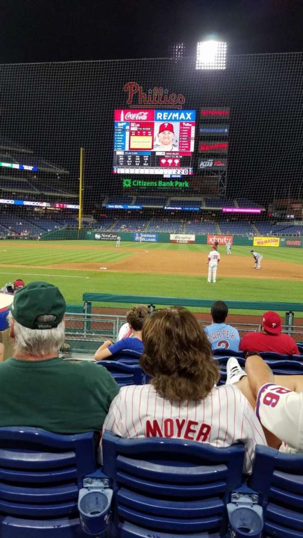 Citizens Bank Park, section: 116, row: 6, seat: 18