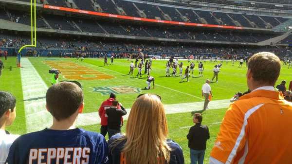 Soldier Field, section: 144, row: 3, seat: 1