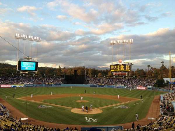 Dodger Stadium, section: Loge, row: G, seat: 1