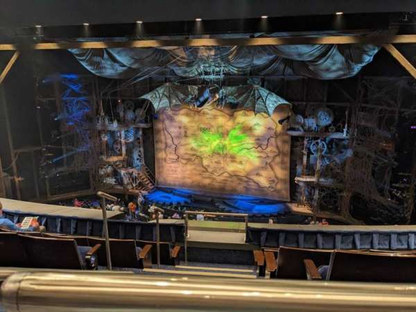 Gershwin Theatre, section: Rear Mezzanine C, row: F, seat: 2