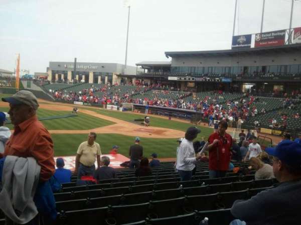 Dell Diamond, section: 116, row: 16, seat: 3