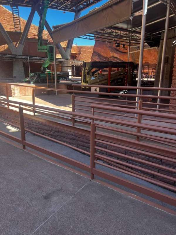 Red Rocks Amphitheatre, section: ADA, row: 1, seat: 1