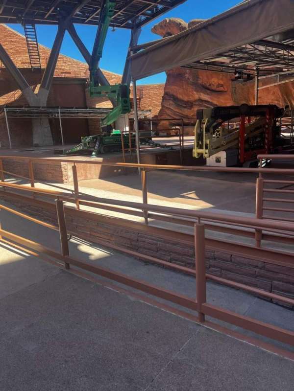 Red Rocks Amphitheatre, section: ADA, row: 1, seat: 4