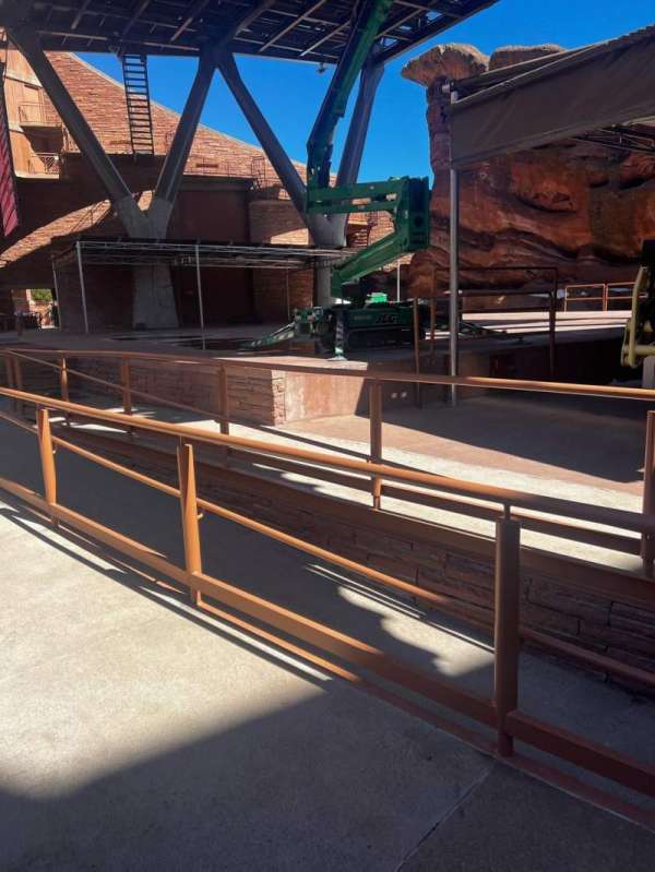 Red Rocks Amphitheatre, section: ADA, row: 1, seat: 7