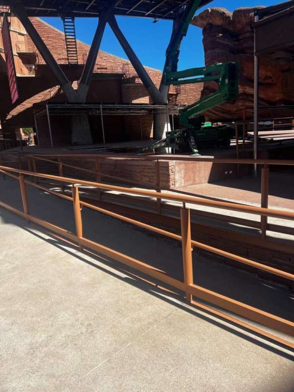 Red Rocks Amphitheatre, section: ADA, row: 1, seat: 9