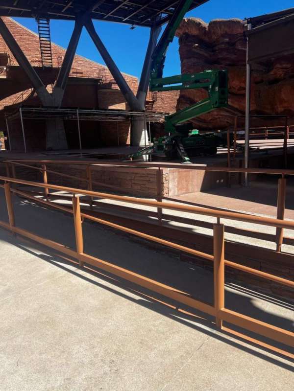 Red Rocks Amphitheatre, section: ADA, row: 1, seat: 9