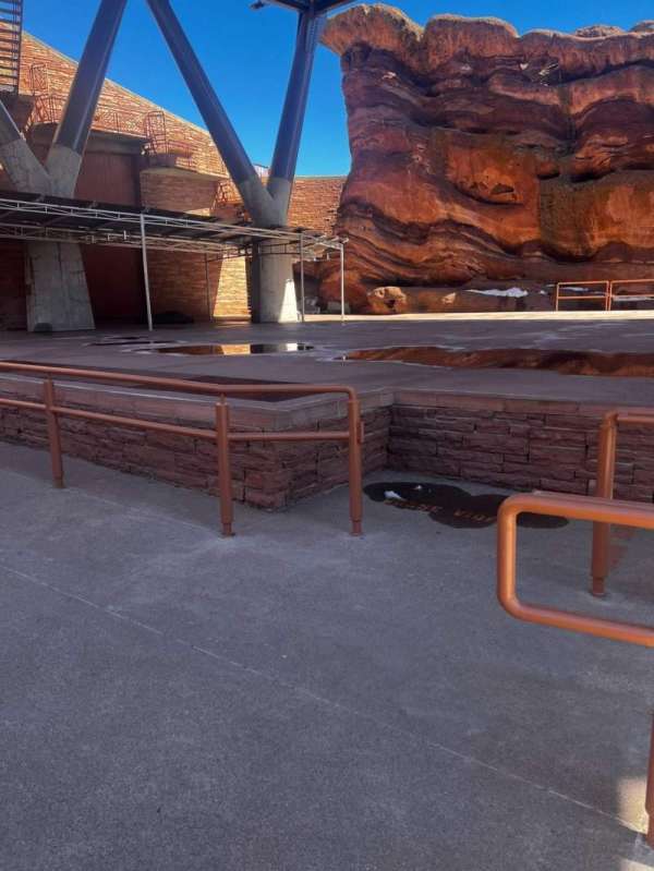 Red Rocks Amphitheatre, section: ADA, row: 1, seat: 23