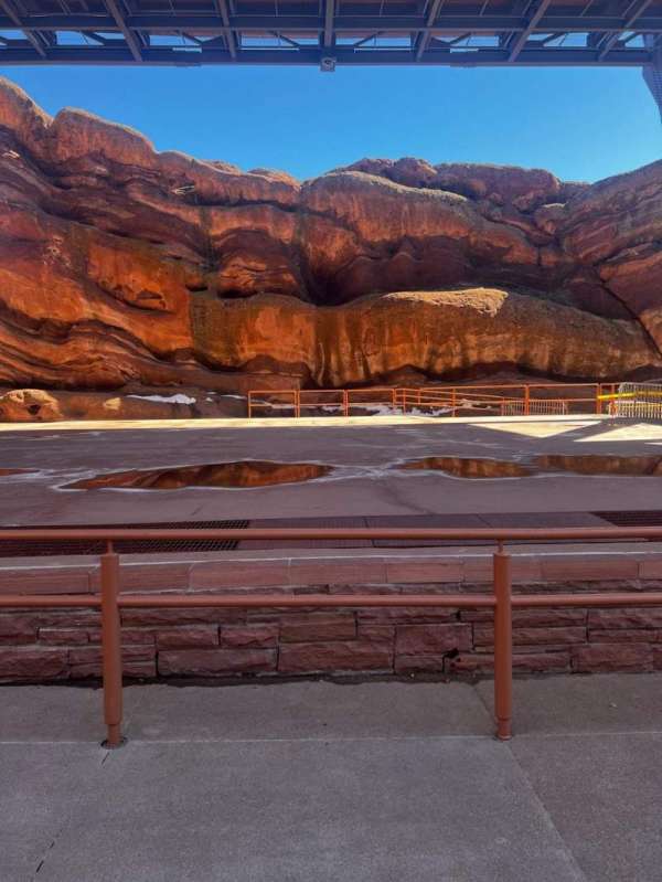 Red Rocks Amphitheatre, section: ADA, row: 1, seat: 35