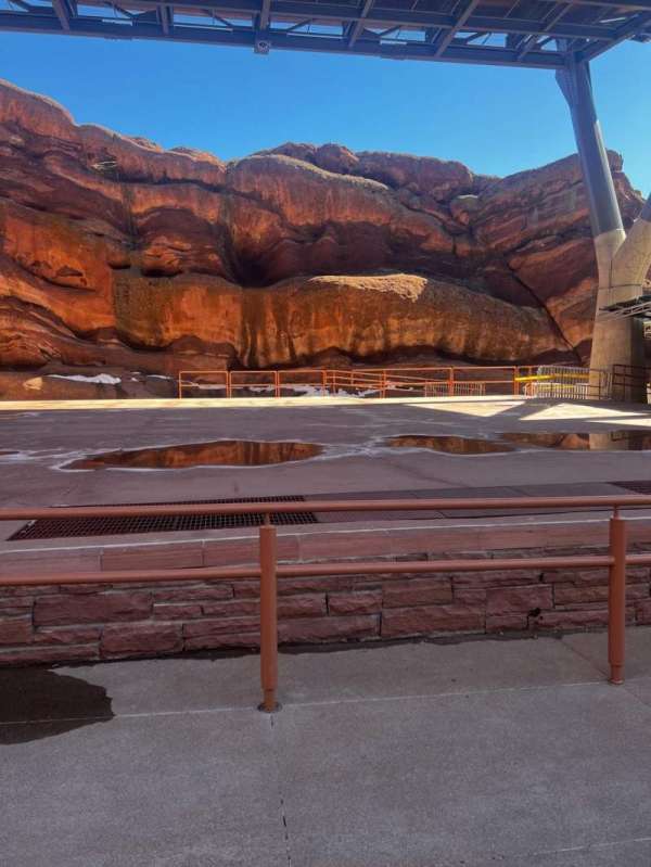 Red Rocks Amphitheatre, section: ADA, row: 1, seat: 36