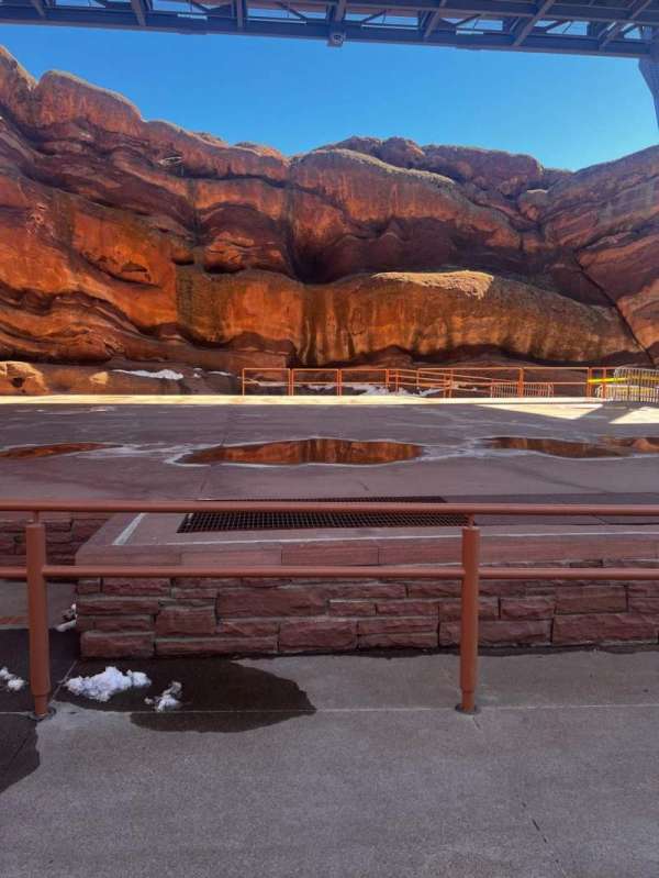 Red Rocks Amphitheatre, section: ADA, row: 1, seat: 37