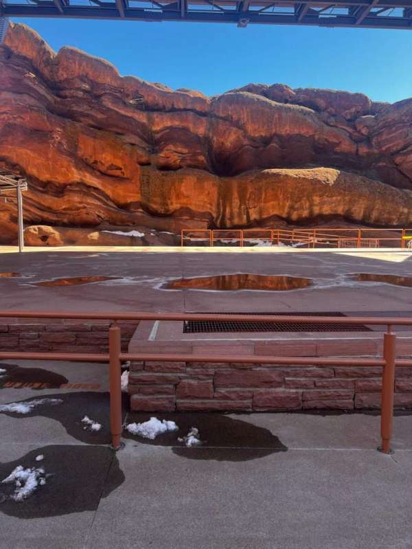 Red Rocks Amphitheatre, section: ADA, row: 1, seat: 38
