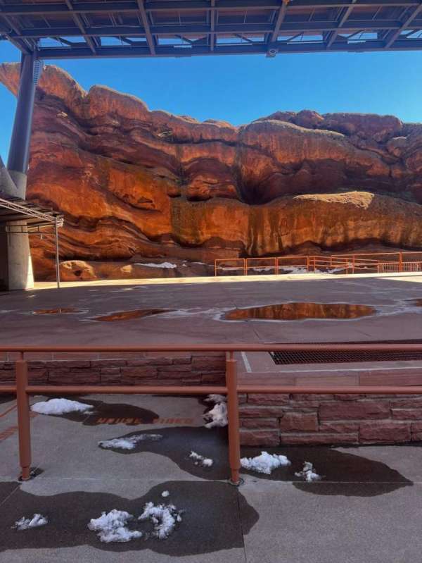Red Rocks Amphitheatre, section: ADA, row: 1, seat: 39