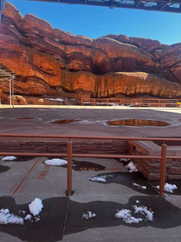 Red Rocks Amphitheatre, section: ADA, row: 1, seat: 40