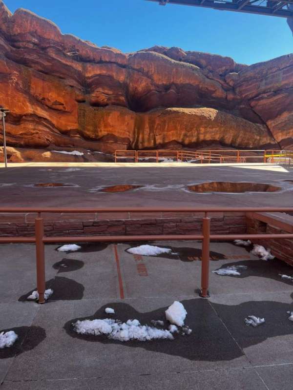 Red Rocks Amphitheatre, section: ADA, row: 1, seat: 42