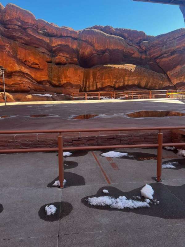 Red Rocks Amphitheatre, section: ADA, row: 1, seat: 43