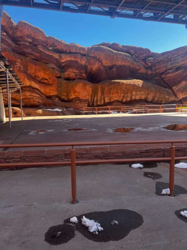 Red Rocks Amphitheatre, section: ADA, row: 1, seat: 46
