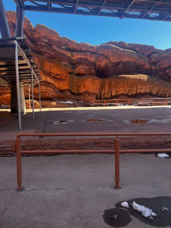 Red Rocks Amphitheatre, section: ADA, row: 1, seat: 47