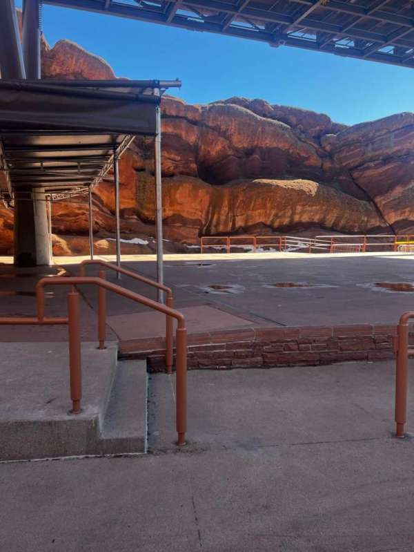 Red Rocks Amphitheatre, section: ADA, row: 1, seat: 52