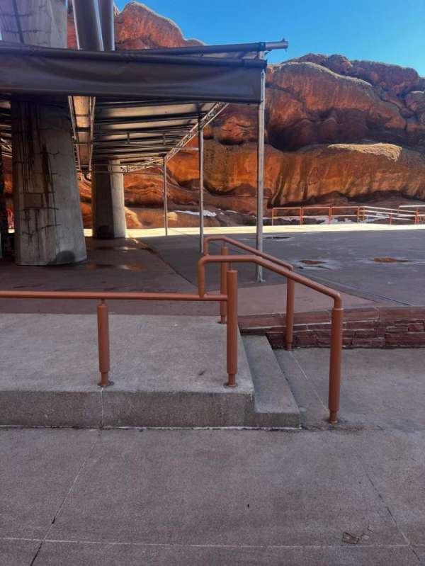 Red Rocks Amphitheatre, section: ADA, row: 1, seat: 53