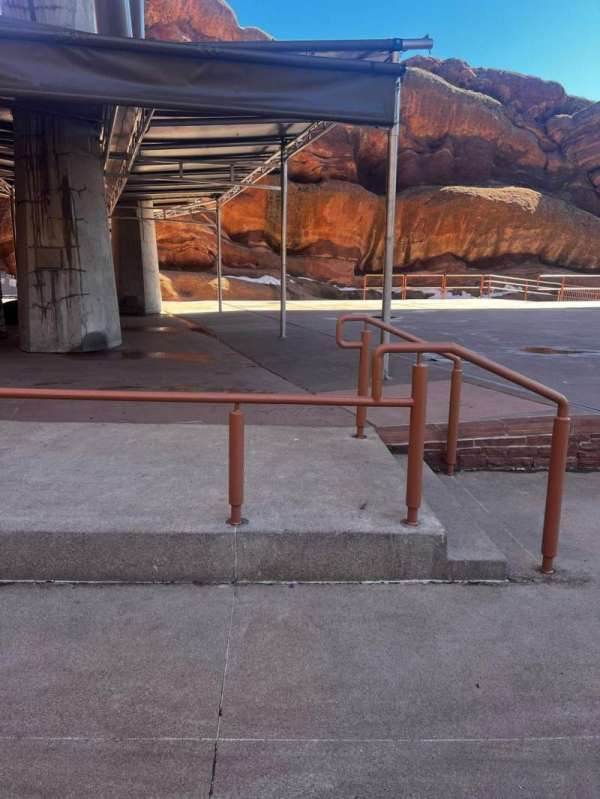 Red Rocks Amphitheatre, section: ADA, row: 1, seat: 54