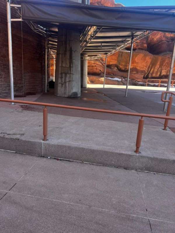 Red Rocks Amphitheatre, section: ADA, row: 1, seat: 55