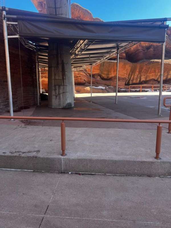 Red Rocks Amphitheatre, section: ADA, row: 1, seat: 56
