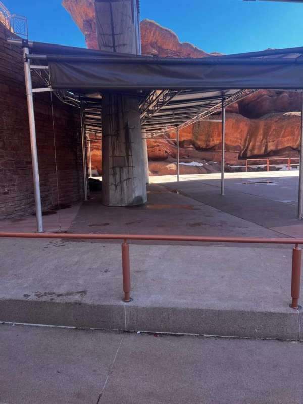 Red Rocks Amphitheatre, section: ADA, row: 1, seat: 57