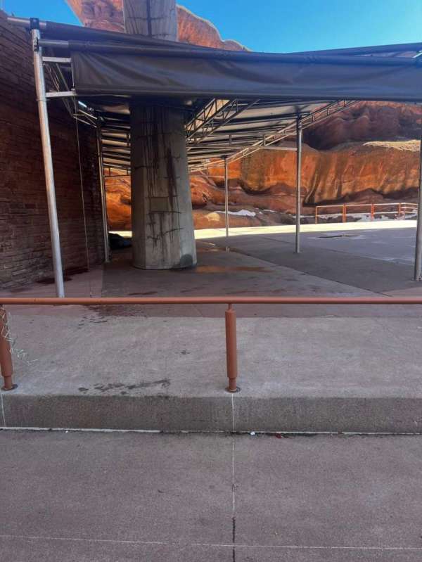 Red Rocks Amphitheatre, section: ADA, row: 1, seat: 58