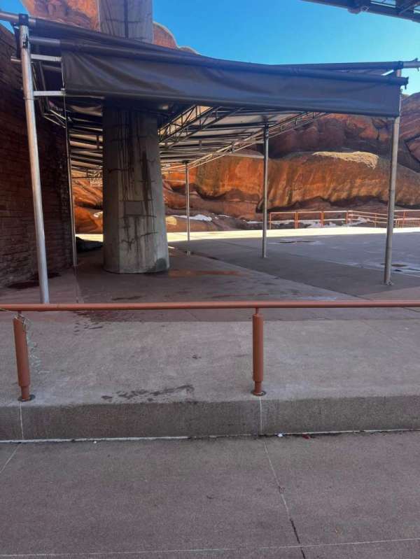 Red Rocks Amphitheatre, section: ADA, row: 1, seat: 59