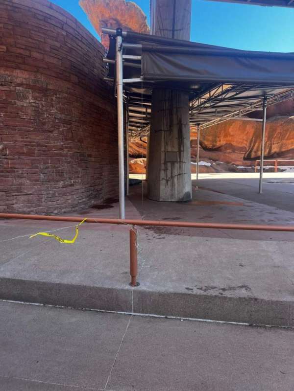 Red Rocks Amphitheatre, section: ADA, row: 1, seat: 60