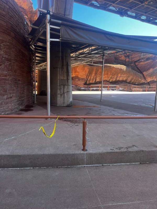 Red Rocks Amphitheatre, section: ADA, row: 1, seat: 62