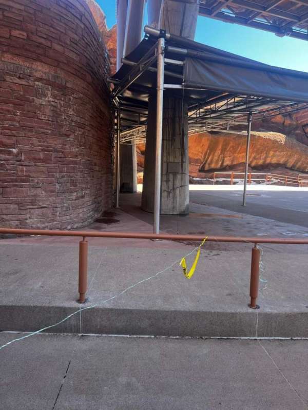 Red Rocks Amphitheatre, section: ADA, row: 1, seat: 63