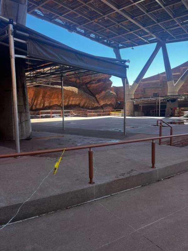 Red Rocks Amphitheatre, section: ADA, row: 1, seat: 64