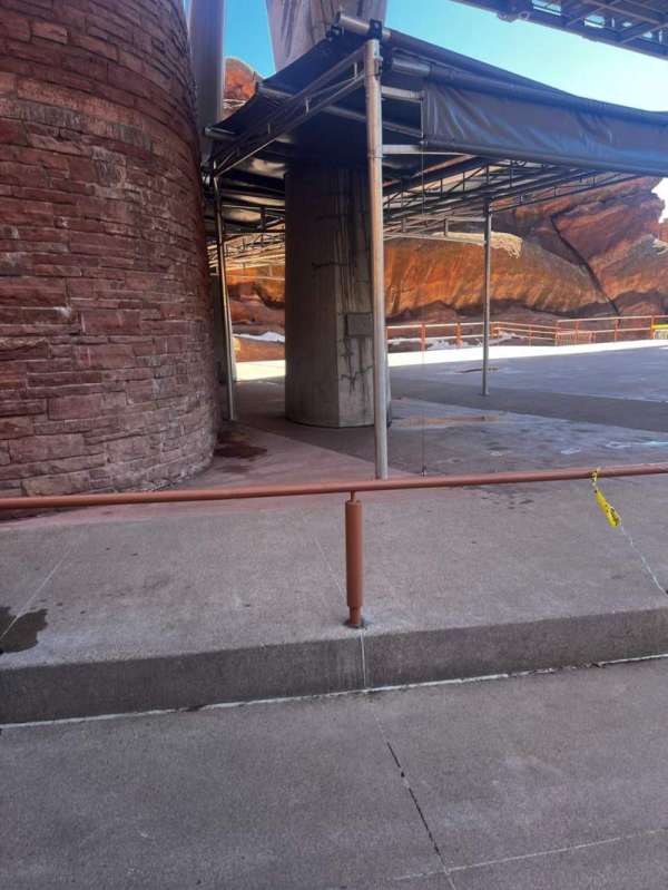 Red Rocks Amphitheatre, section: ADA, row: 1, seat: 65