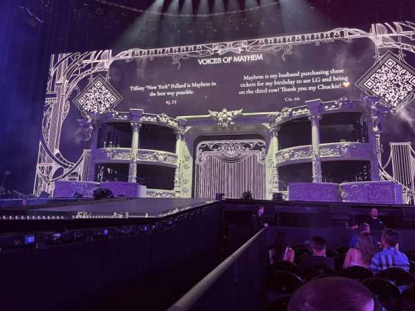 T-Mobile Arena, section: Floor C, row: K, seat: 1