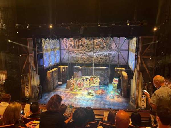 Stephen Sondheim Theatre, section: Mezzanine C, row: DD, seat: 104